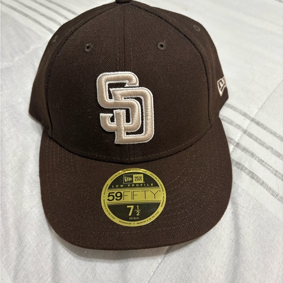 New Era San Diego Padres Brown Cap with Cream Logo - Picture 6 of 7